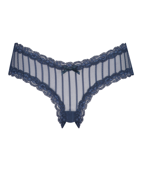 Brazyliany V-shape Mesh, Niebieski