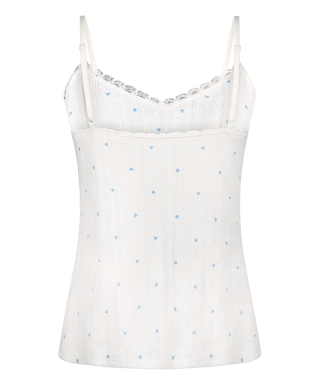 Cami lace top, Niebieski