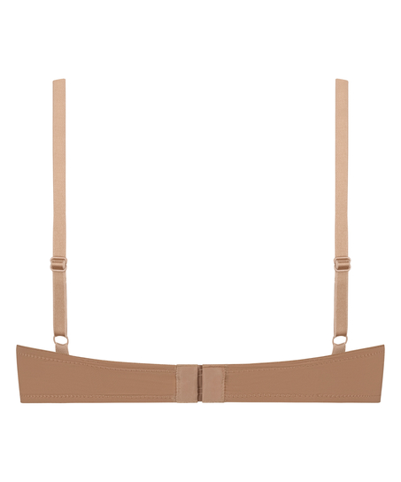 Demi Padded Underwired Bra, Brązowy