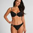 Biustonosz bikini z usztywnieniem Bahamas, Czarny