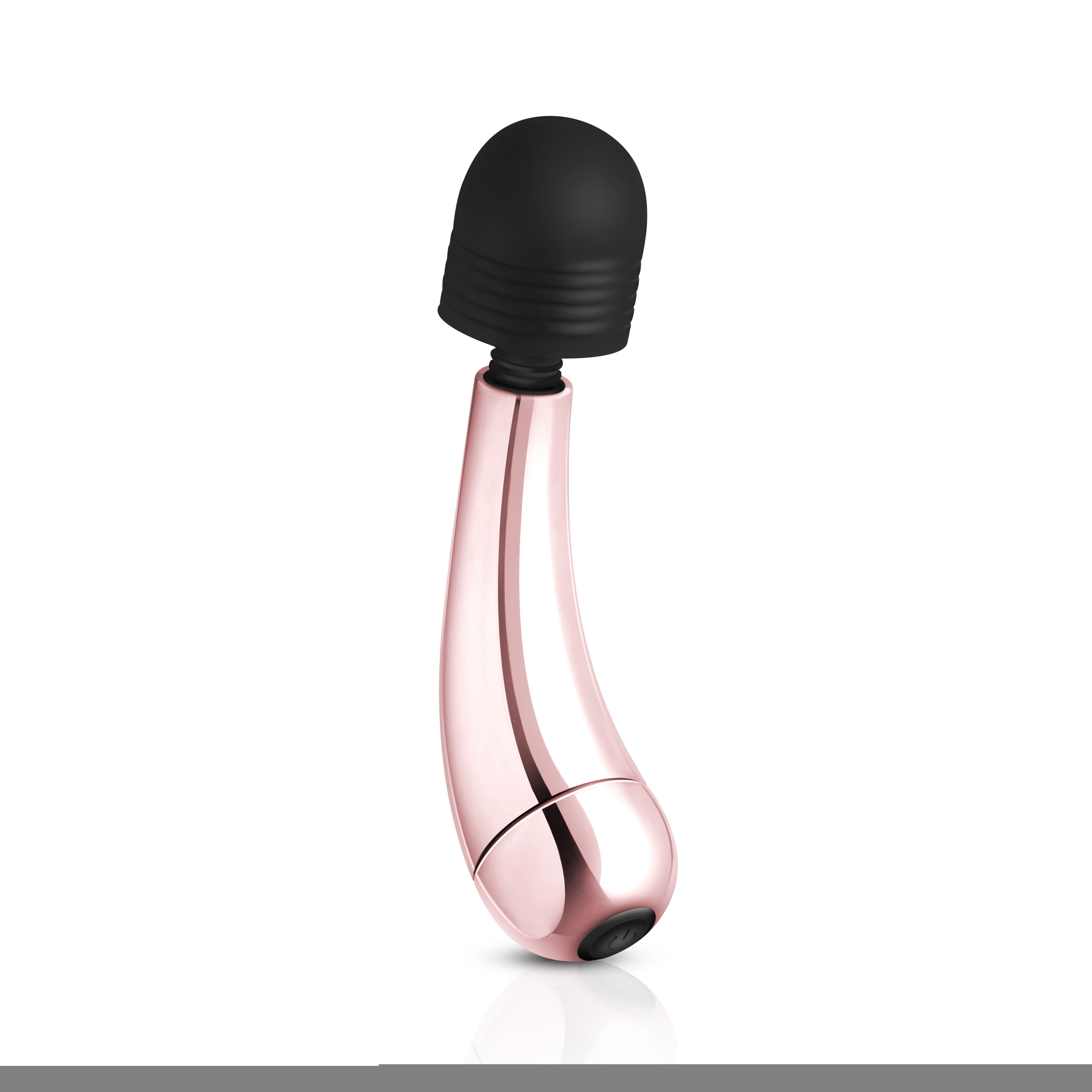 Zakrzywiony mini masażer Rosy Gold Nouveau, R&oacute;żowy