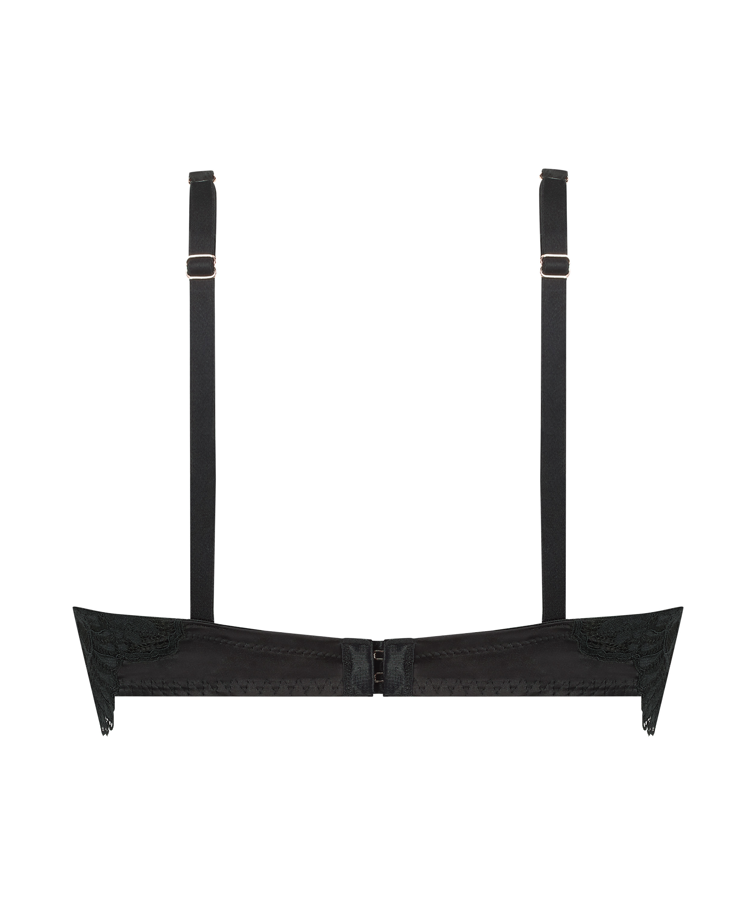 Biustonosz usztywniany z fiszbinami Antonia, Czarny, main