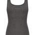 Singlet top z miękkiej bawełny, Szary