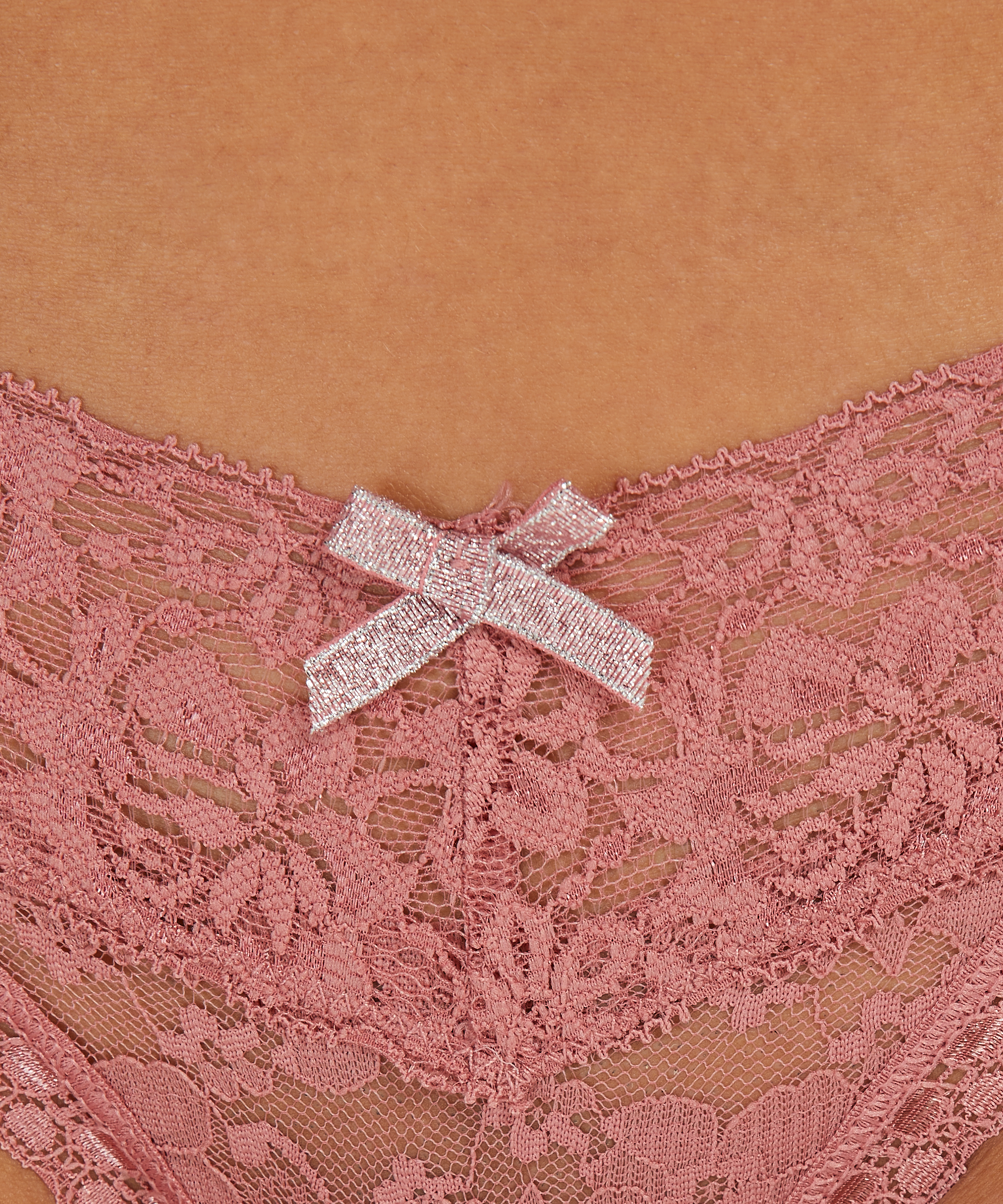 Bardzo niskie stringi V, R&oacute;żowy, main