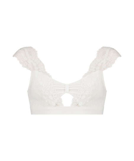 Penelope biustonosz bralette, Biały