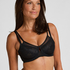 Biustonosz minimalizujący na fiszbinach, bez usztywnień Jocelyn, Zielony