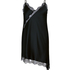 Slipdress Asymmetric, Czarny