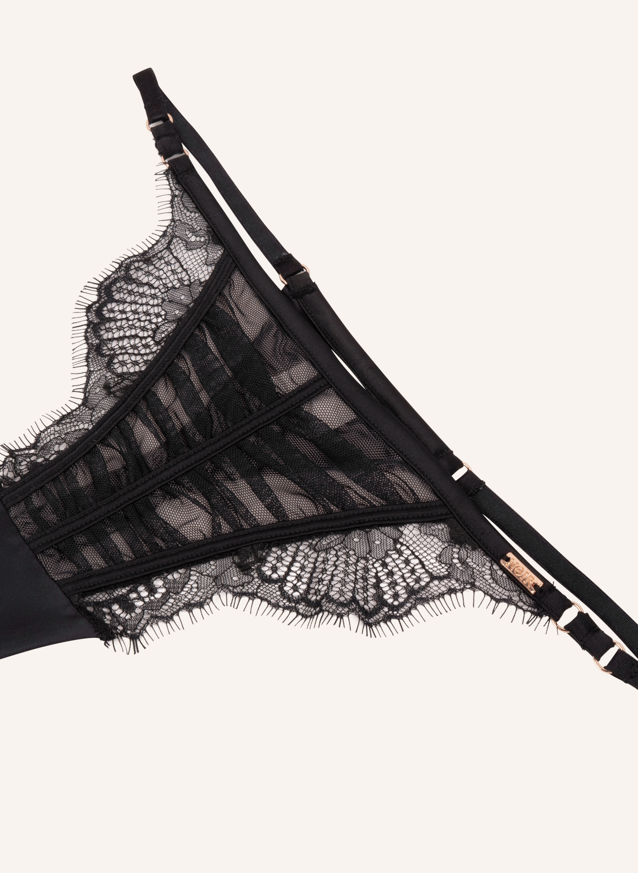 Majtki tanga Cynthia, Czarny, main