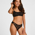 Highleg Brazilian Eva, Czarny