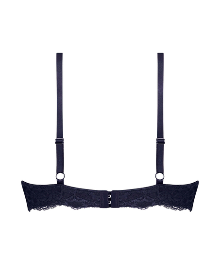 Biustonosz usztywniany z fiszbinami Marine, Niebieski