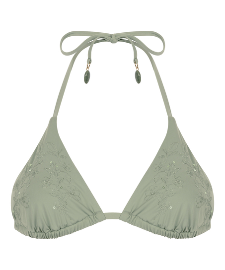 G&oacute;ra od bikini Giselle w kształcie tr&oacute;jkąta, Zielony