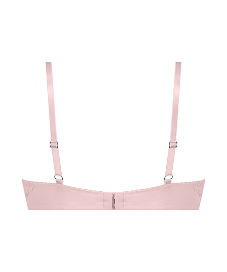 Biustonosz usztywniany z fiszbinami Andrea, Różowy