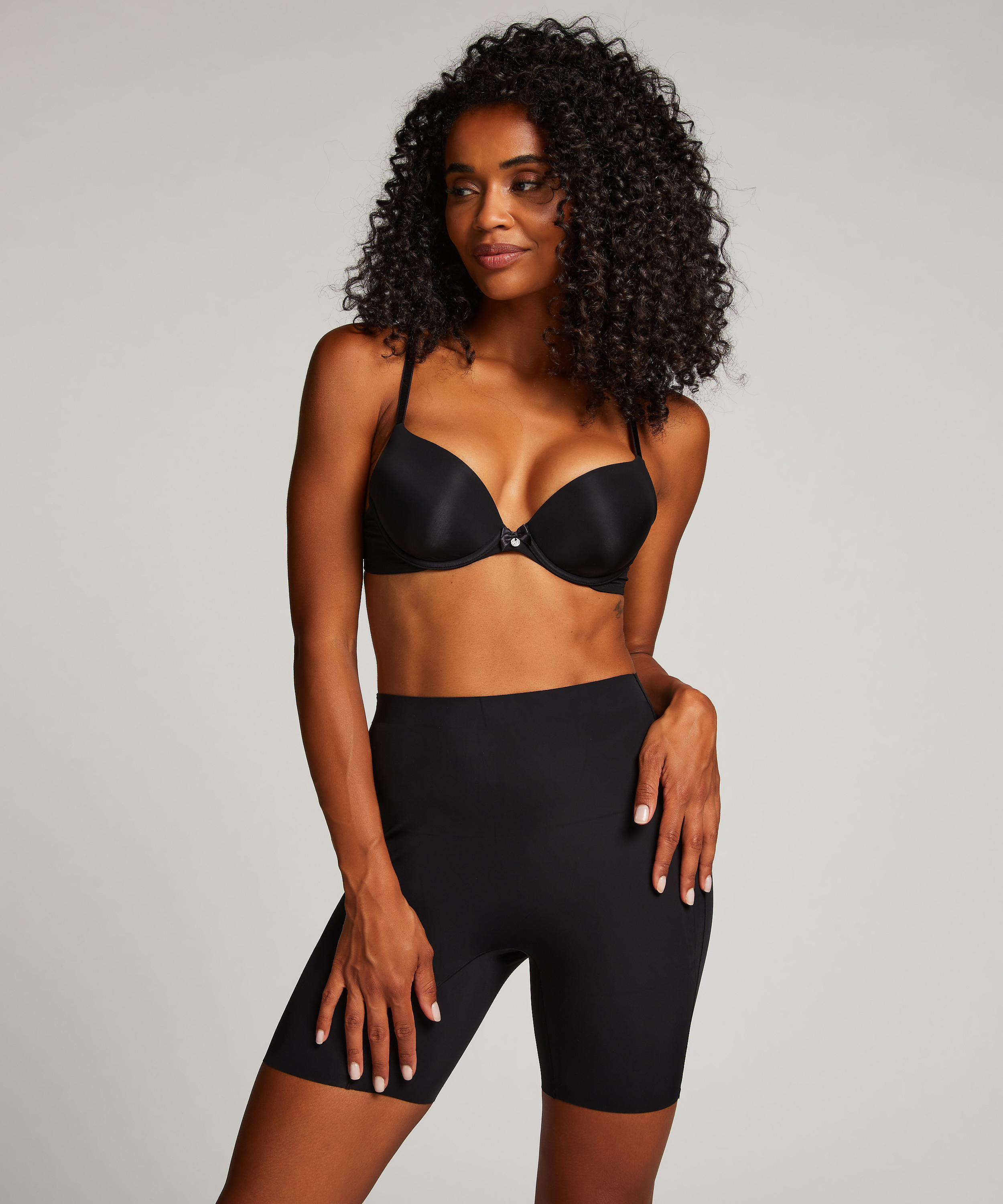 Szorty zapobiegające otarciom, Czarny, main