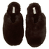 Kapcie Faux Fur, Brązowy