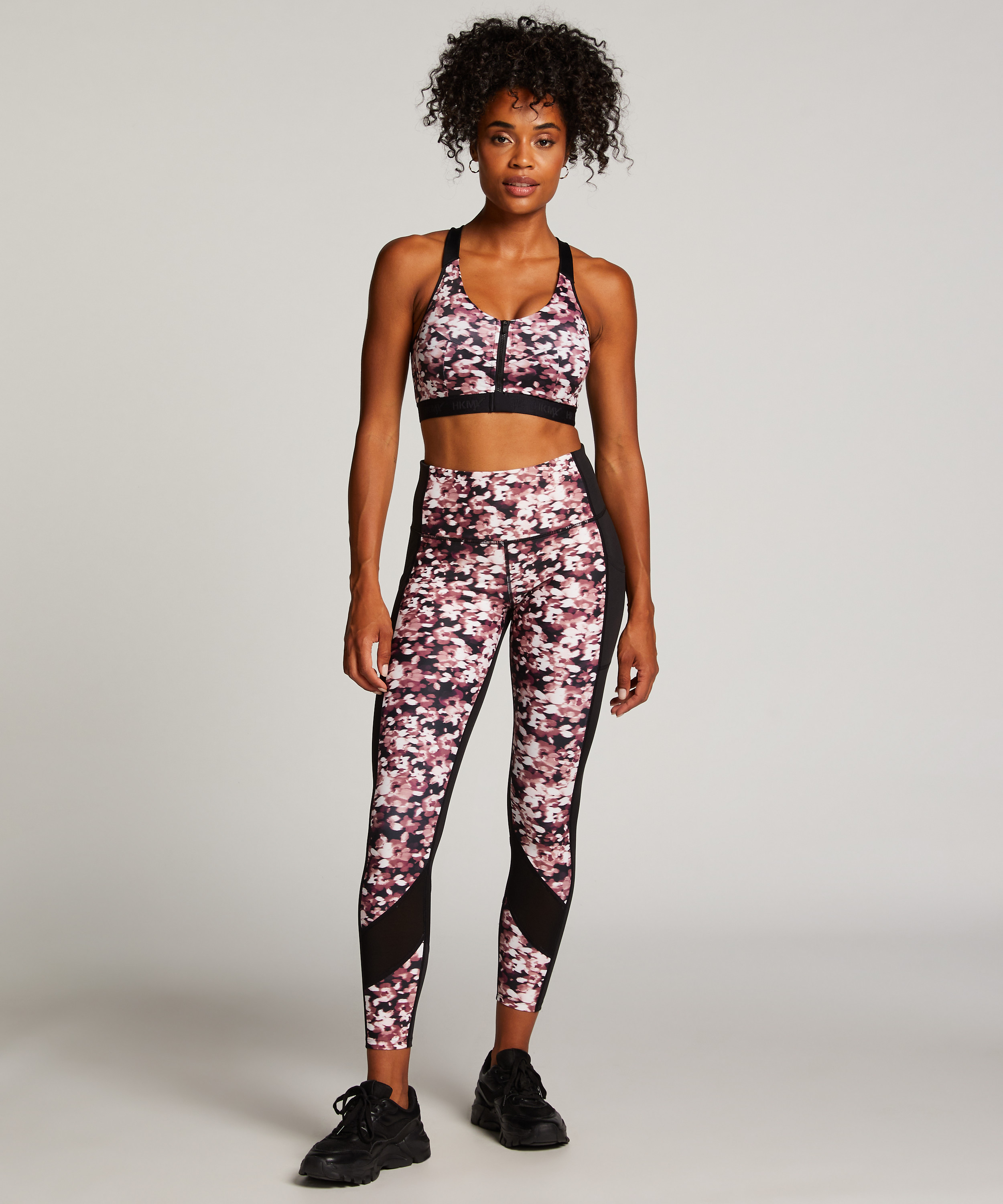 Legginsy z wysokim stanem HKMX Oh My Squat, R&oacute;żowy, main