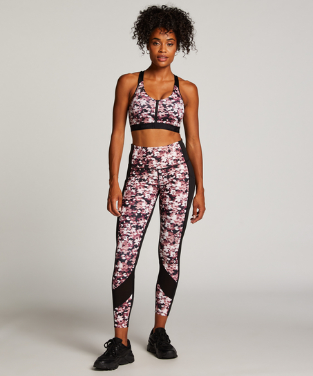 Legginsy z wysokim stanem HKMX Oh My Squat, R&oacute;żowy
