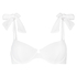 Santorini padded underwired bikini top Vivian Hoorn, Biały