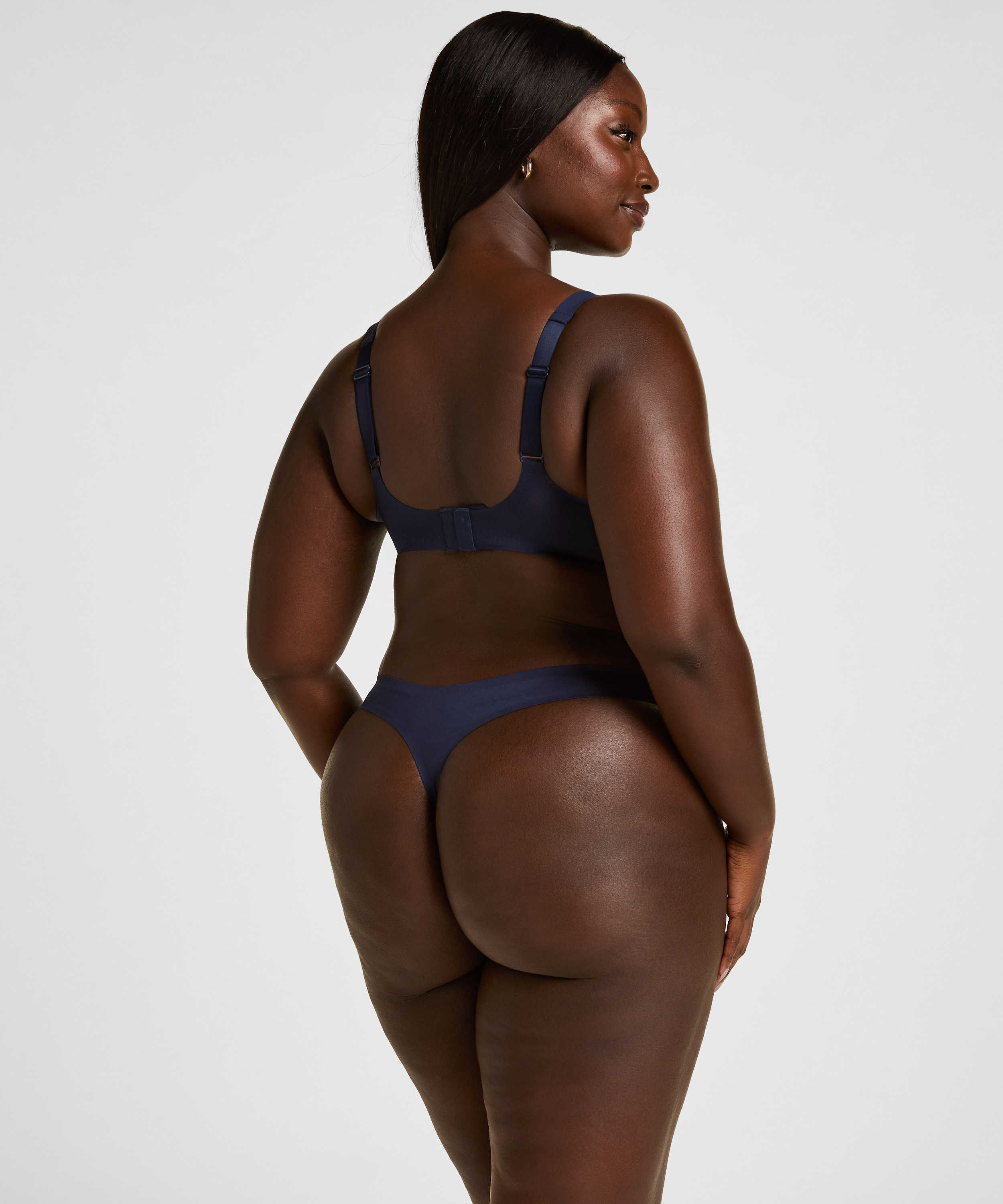 Super Comfort Stringi, Niebieski, main