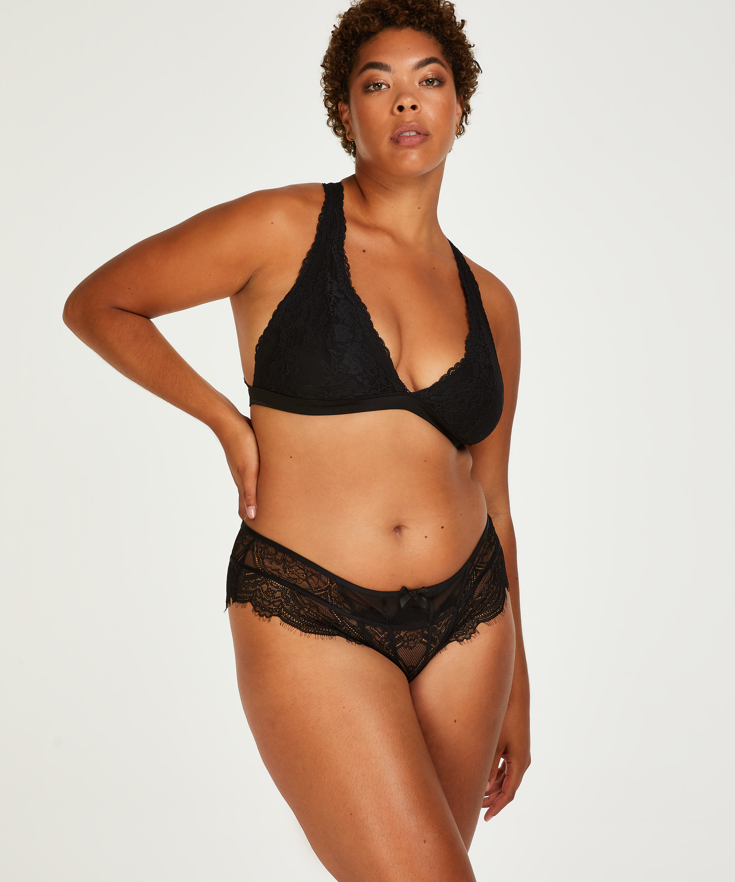 Brazyliany Curvy Lillie, Czarny, main