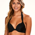 Usztywniona g&oacute;ra od bikini z efektem push-up Sunset Dream, miseczki A-E, Czarny