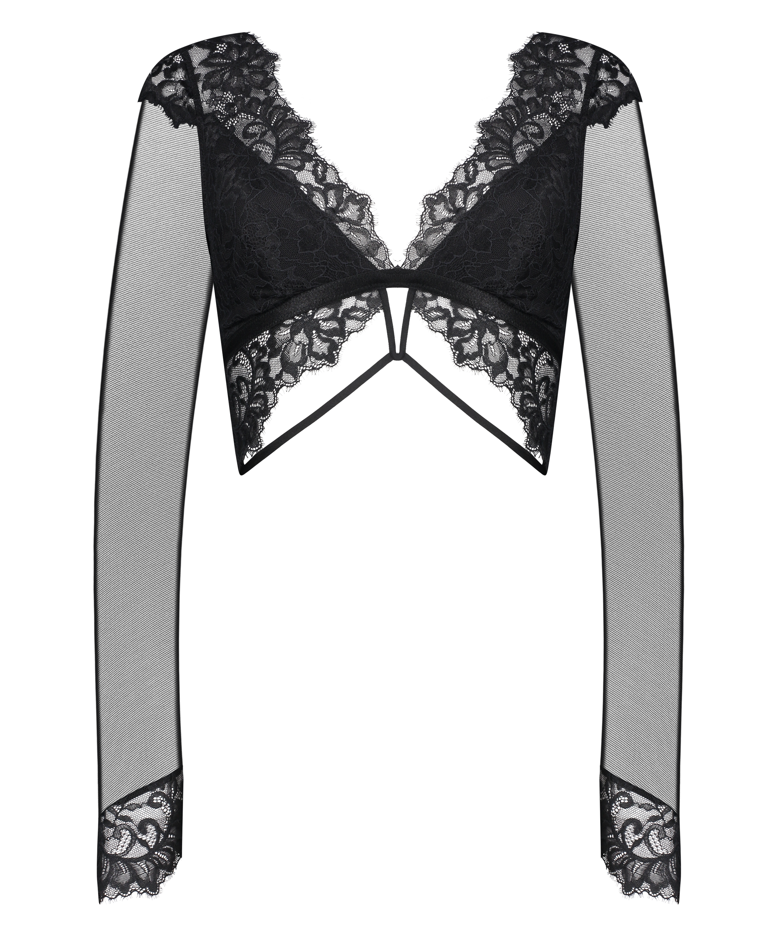 Bralette Ella, Czarny, main