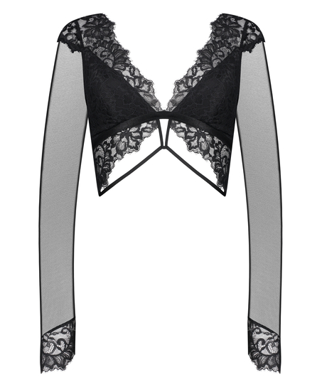 Bralette Ella, Czarny