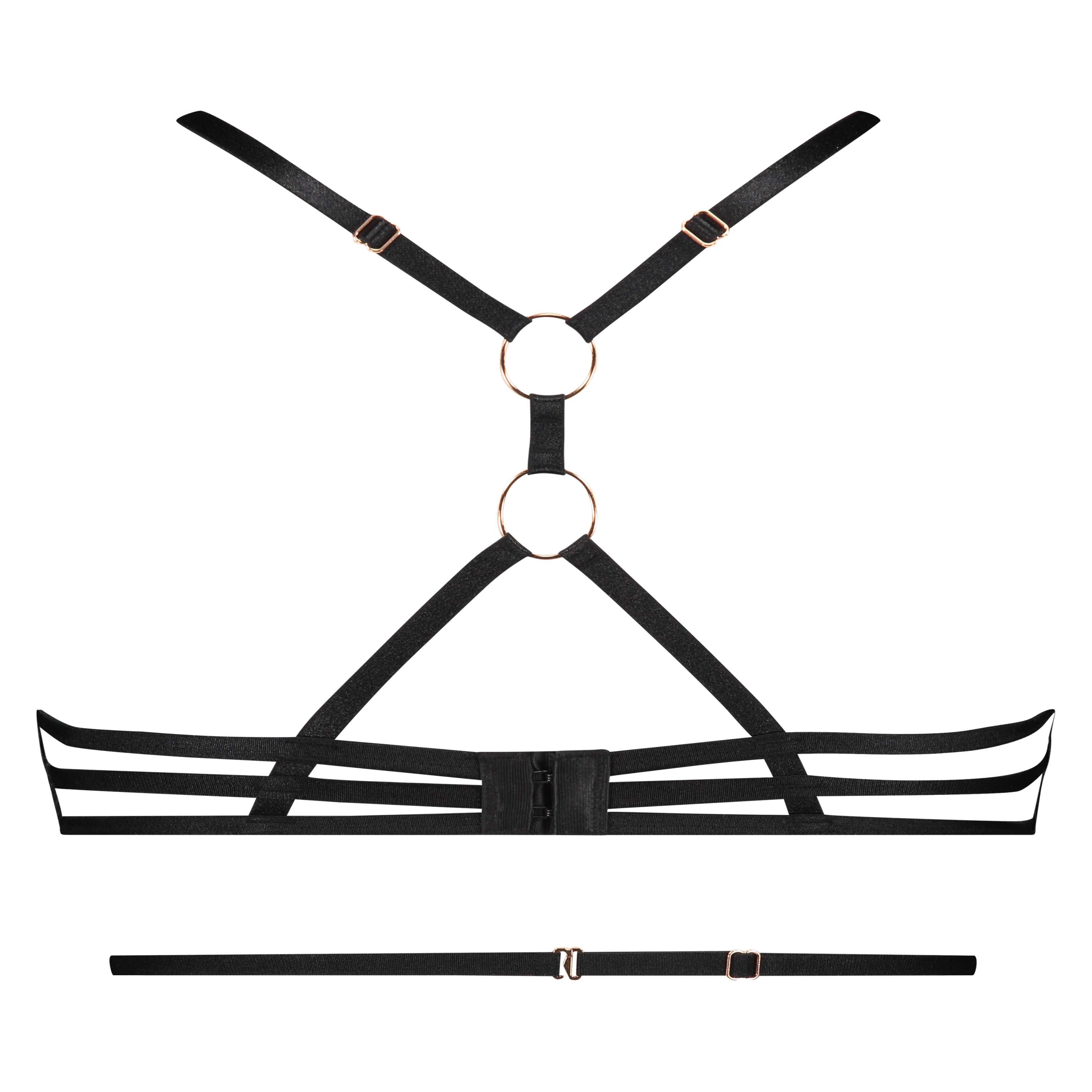 Dahlia Non-Padded Underwired Bra, Czarny, main