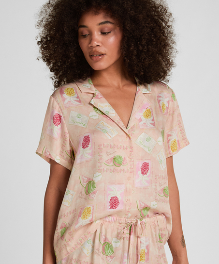 Satynowa narzutka, Pomarańczowy