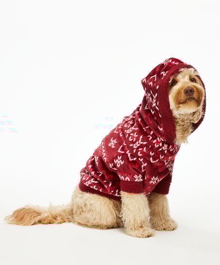Polarowy kombinezon dla psa, Czerwony
