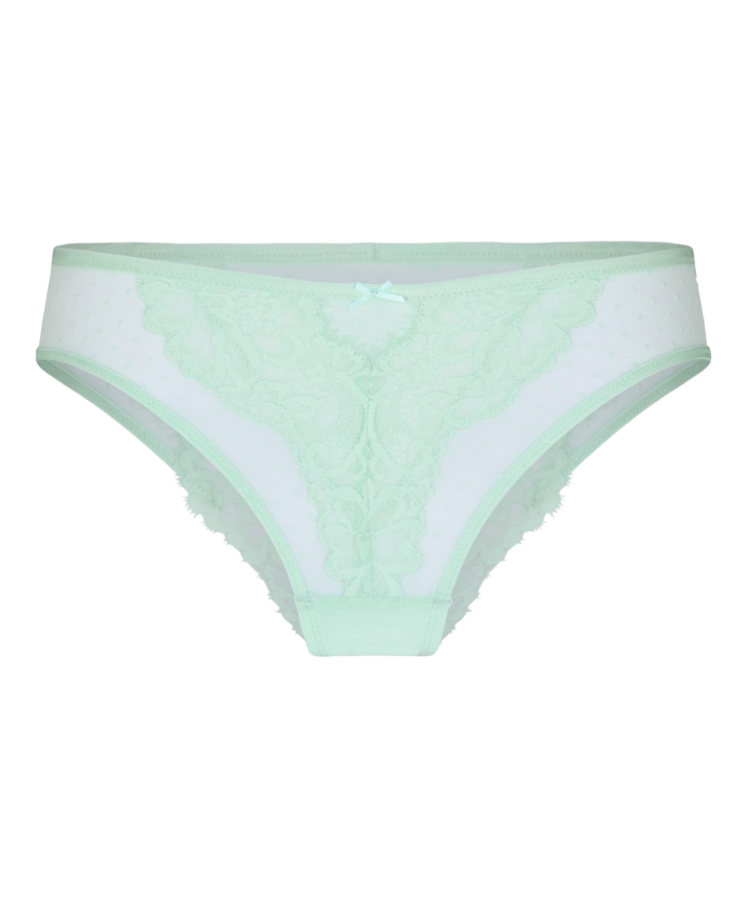 Majtki brazylijskie z wysokim wycięciem Harmony, Zielony, main