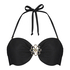 G&oacute;ra od bikini typu bandeau Yucatan, Czarny